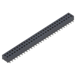 Conector: şiruri pini; mamă; PIN: 56; 1,27mm; aurit; SMT; soclu