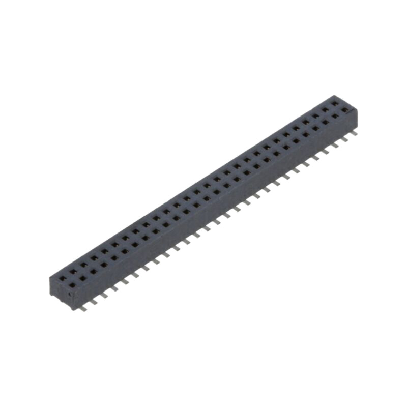 Conector: şiruri pini; mamă; PIN: 56; 1,27mm; aurit; SMT; soclu