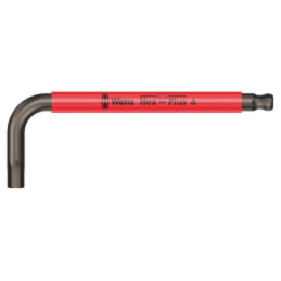 Cheie; imbus Hex-Plus,sferic; HEX 6mm; Lung.tot: 100mm; oţel