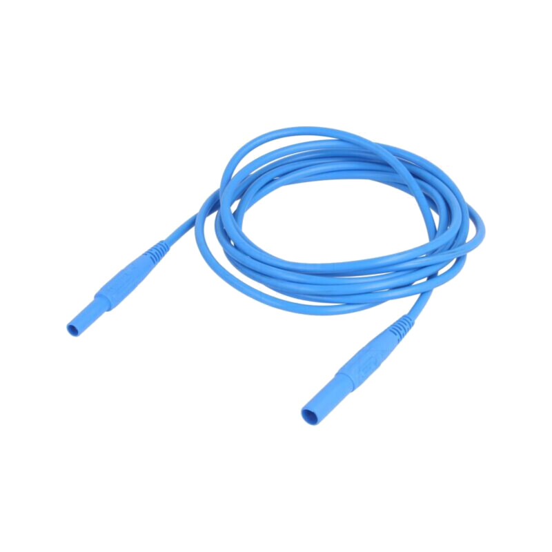 Cablu de măsurare; 19A; soclu banană 4mm,mufă banană 4 mm