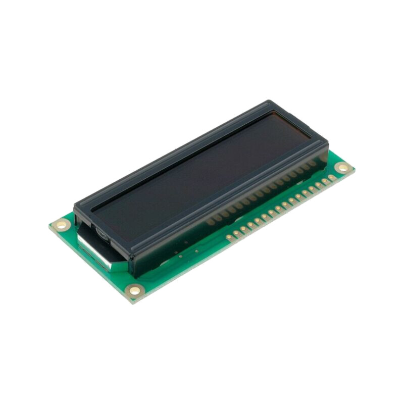 Afişaj: LCD; alfanumerice; FSTN Negative; 16x2; albastru închis