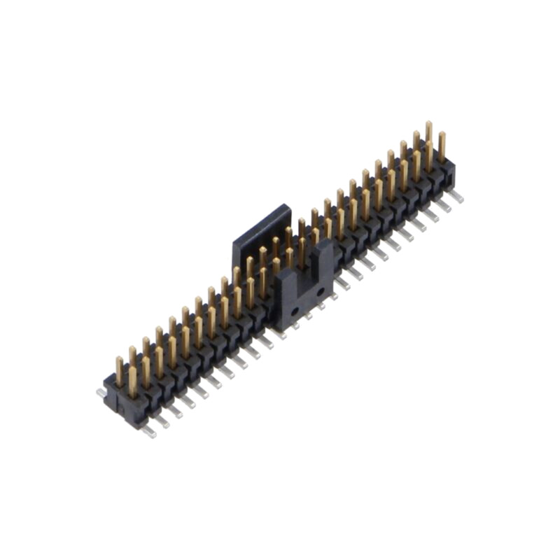 Conector: şiruri pini; tată; PIN: 50; 1,27mm; gold flash; SMT; soclu