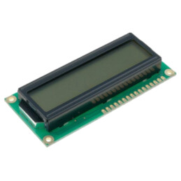 Afişaj: LCD; alfanumerice; FSTN Positive; 16x2; gri; 80x36x13,5mm