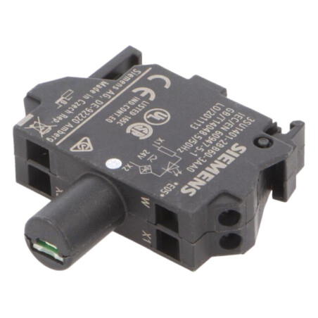 Element de iluminare; 22mm; 3SU1.5; -25÷70°C; Ilum: LED; 24VAC