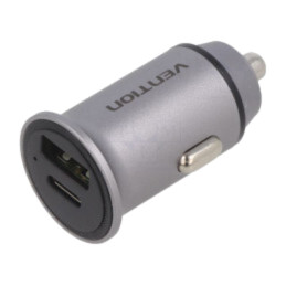 Alimentator USB; USB A soclu,USB C soclu; Tens.alim: 12÷24VDC