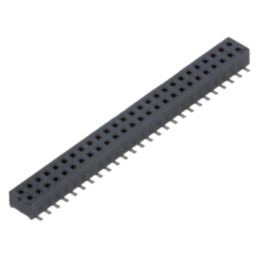 Conector: şiruri pini; mamă; PIN: 52; 1,27mm; aurit; SMT; soclu