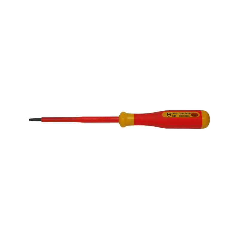 Şurubelniţă; izolată; plată; SL 3,5; Lung.lamă: 100mm