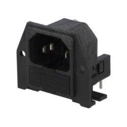 Conector: alimentare AC; soclu; tată; 10A; 250VAC; IEC 60320