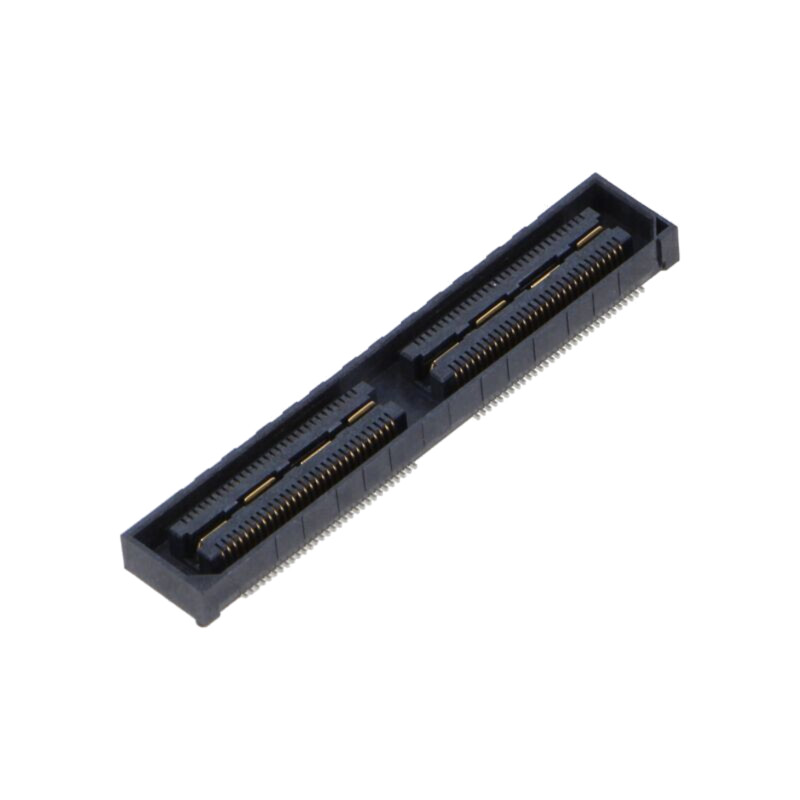 Conector: PCB-PCB; mamă; PIN: 120; 0,5mm; QSH; aurit; SMT; soclu; 2A Conector: PCB-PCB; mamă; PIN: 120; 0,5mm; QSH; aurit; SMT; soclu; 2A