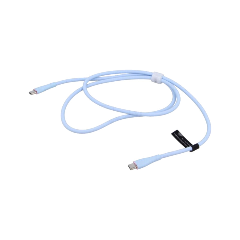 Cablu; USB 2.0; USB C mufă,din ambele părţi; nichelat; 1m; 100W