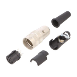 Conector: M16; mufă; 680; mamă; PIN: 7; neecranaţi; argintat; 5A; IP40