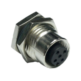Conector: M12; soclu; mamă; Polarizare: cod D-Ethernet; PIN: 4