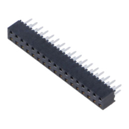 Conector: şiruri pini; mamă; PIN: 34; 2mm; aurit; THT; soclu; drept