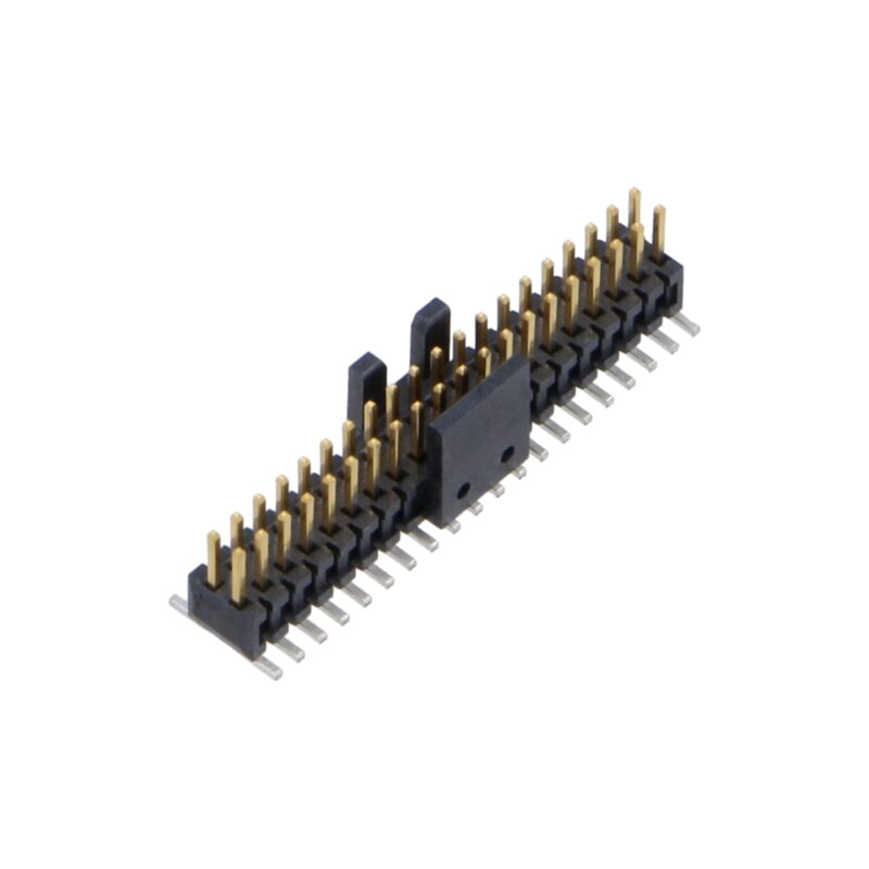Conector: şiruri pini; tată; PIN: 40; 1,27mm; aurit; SMT; soclu; rolă