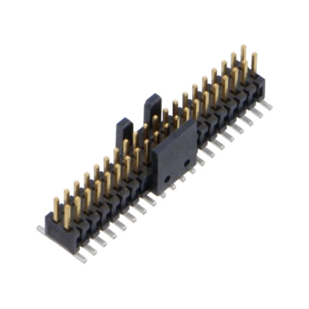 Conector: şiruri pini; tată; PIN: 40; 1,27mm; aurit; SMT; soclu; rolă