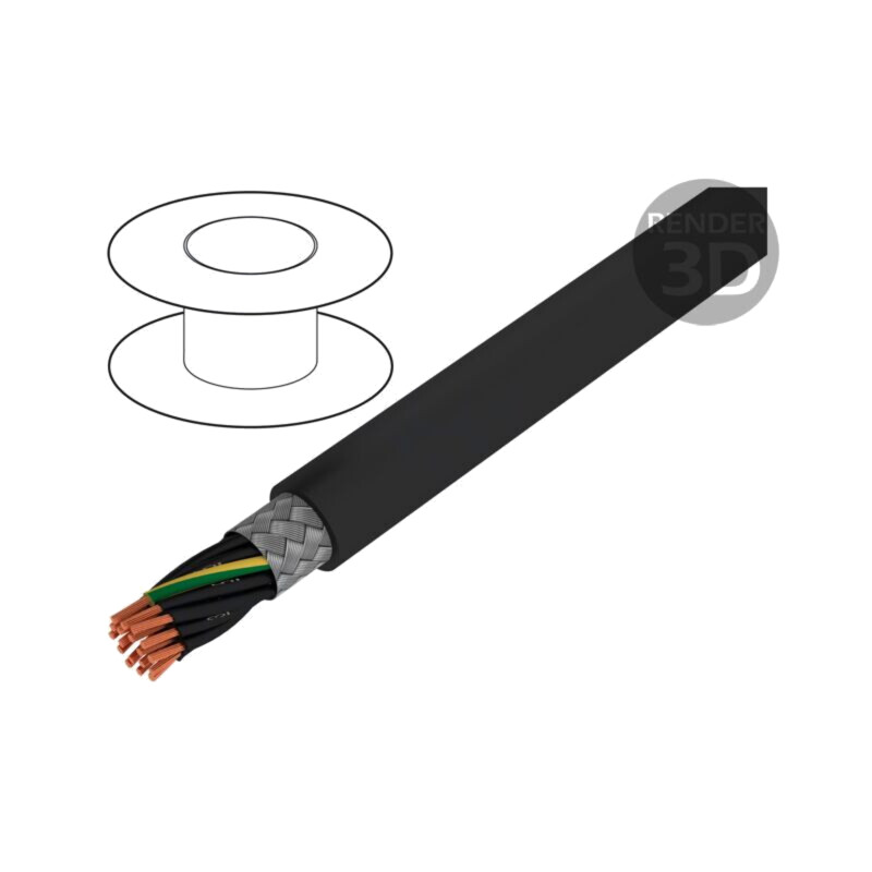 Cablu; ÖLFLEX® CLASSIC 115 CY BK; 18G0,75mm2; PVC; negru Cablu; ÖLFLEX® CLASSIC 115 CY BK; 18G0,75mm2; PVC; negru