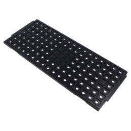 Tăviţă pentru circuite electronice; ESD; 12x12x1,4mm; neagră