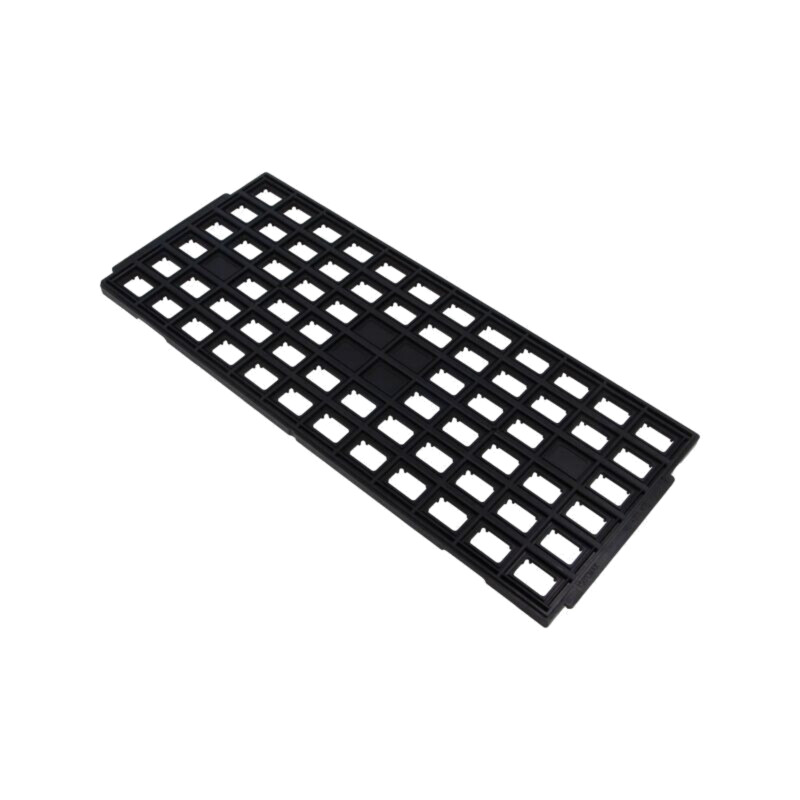 Tăviţă pentru circuite electronice; ESD; 14x20mm; neagră; 150°C