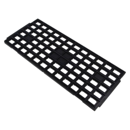 Tăviţă pentru circuite electronice; ESD; 14x20mm; neagră; 150°C