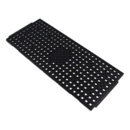 Tăviţă pentru circuite electronice; ESD; 8x8mm; neagră; 150°C