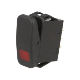 ROCKER; SPST; Poz: 2; OFF-ON; 21A/14VDC; neagră; IP56; LED; SRC