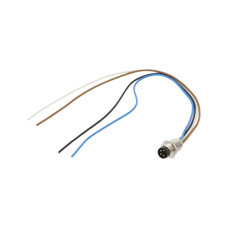 Conector: M8; soclu; 718; tată; PIN: 4; neecranaţi; aurit; 4A; IP67
