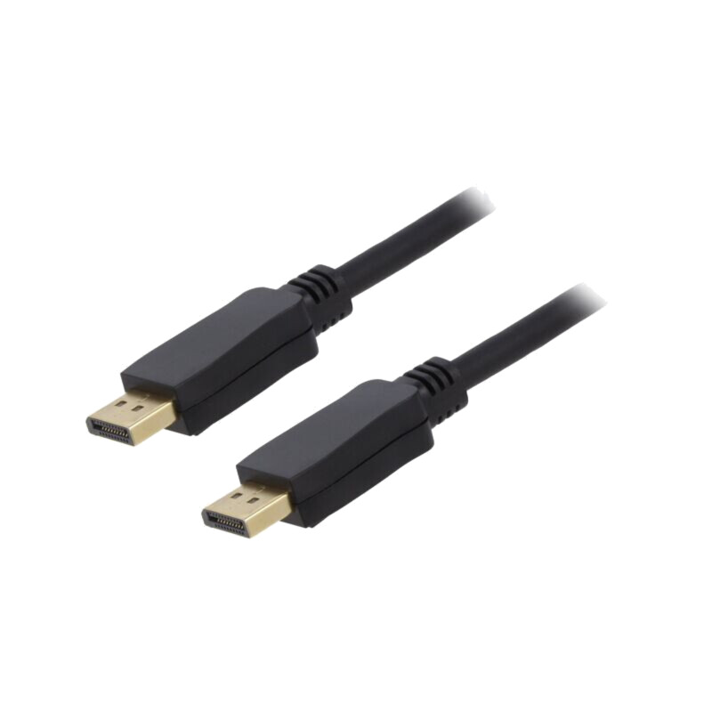 Cablu; DisplayPort 1.2; DisplayPort mufă,din ambele părţi; 3m