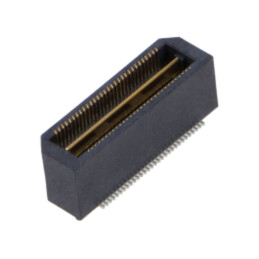 Conector: PCB-PCB; tată; PIN: 60; 0,5mm; QTH; aurit; SMT; soclu; 2A