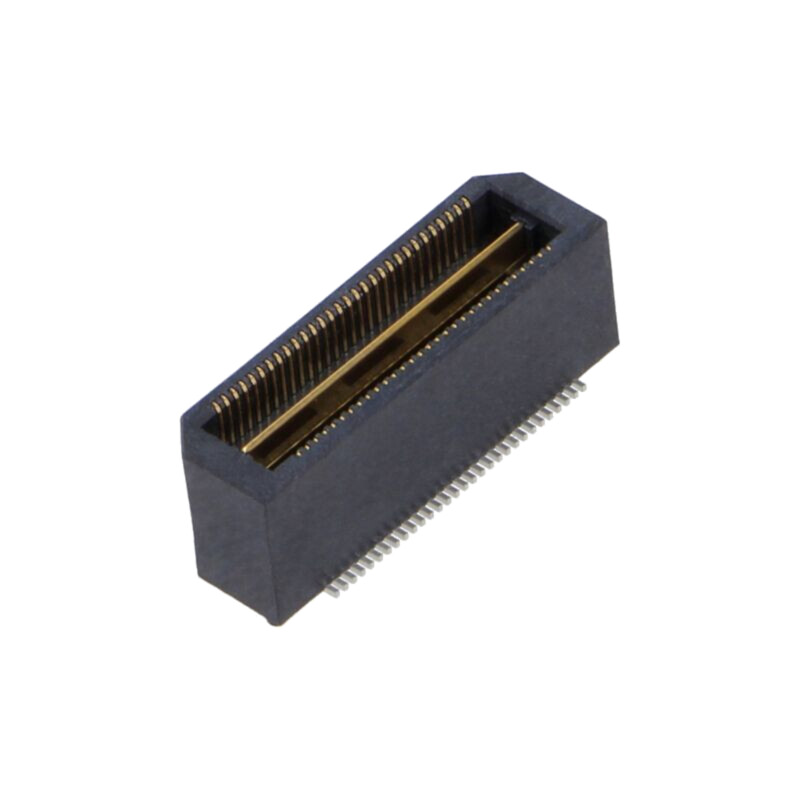 Conector: PCB-PCB; tată; PIN: 60; 0,5mm; QTH; aurit; SMT; soclu; 2A Conector: PCB-PCB; tată; PIN: 60; 0,5mm; QTH; aurit; SMT; soclu; 2A