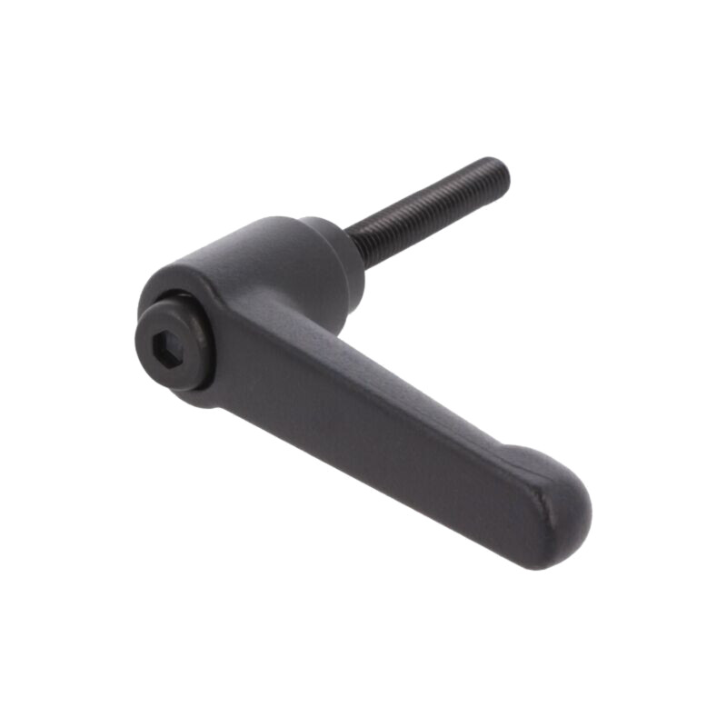 Manetă; franceză; Lung.filet: 50mm; Lung.manetă: 63mm; Corp: neagră