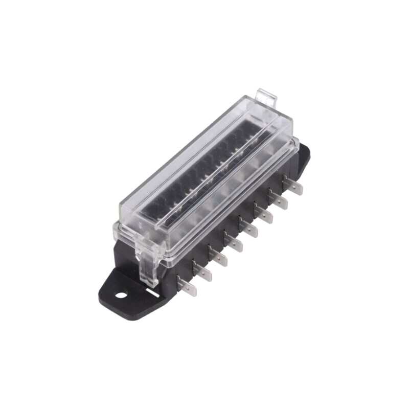 Ladă de siguranţe; 19mm; 135A; înşurubare,cu împingere; piste: 8