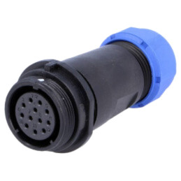 Mufă; SP21; mamă; PIN: 12; IP68; 7÷12mm; 5A; lipire; pe cablu; 400V