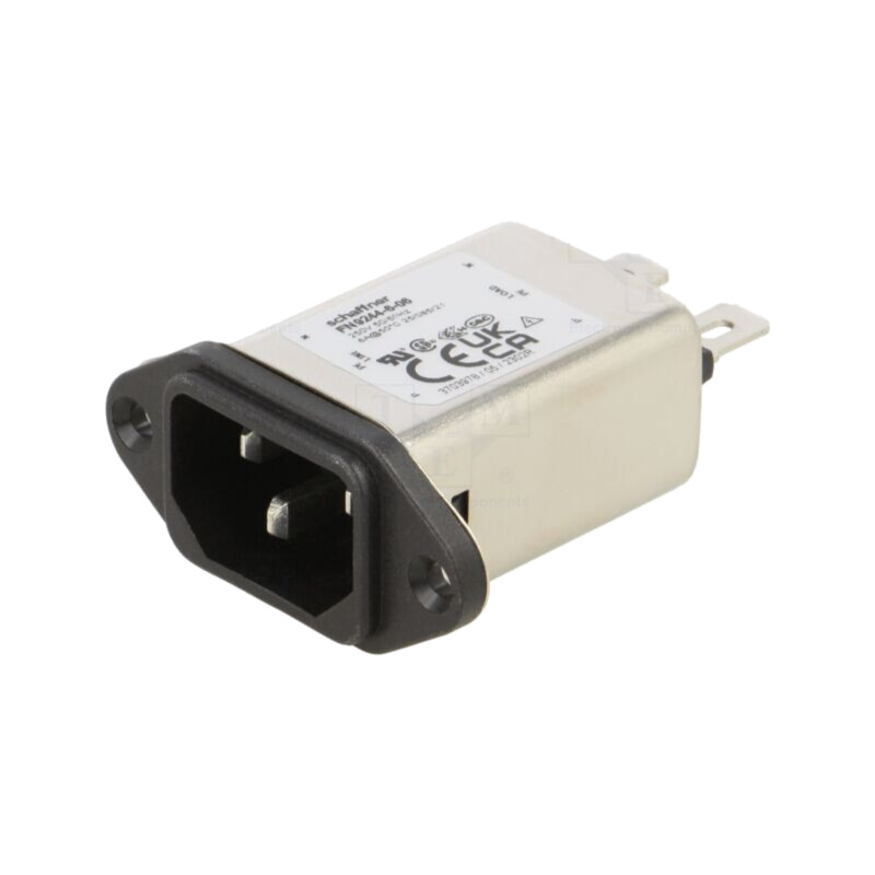 Conector: alimentare AC; soclu; tată; 6A; 250VAC; C14 (E),EMC/EMI