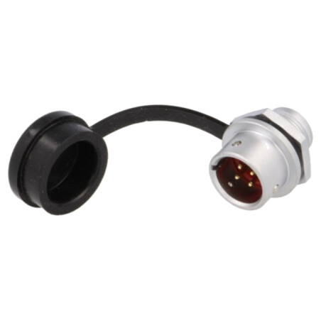 Soclu; SF12; tată; PIN: 4; IP67; 5A; lipire; 200V; 0,75mm2; -40÷100°C