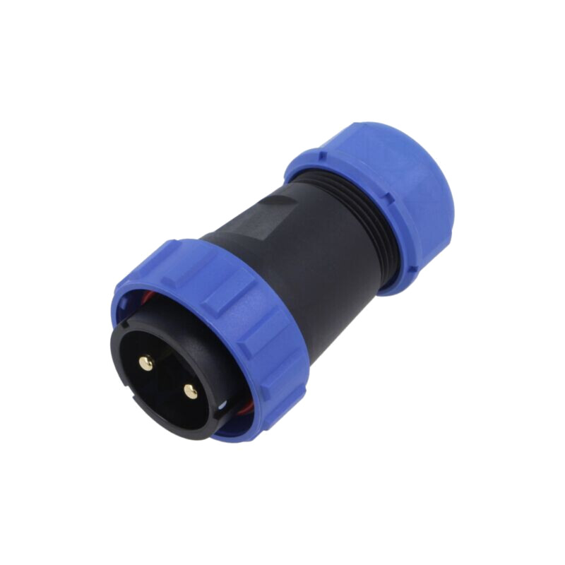 Mufă; SY29; mamă; PIN: 2; IP67; 50A; lipire; pe cablu; 500V; 10mm2 Mufă; SY29; mamă; PIN: 2; IP67; 50A; lipire; pe cablu; 500V; 10mm2