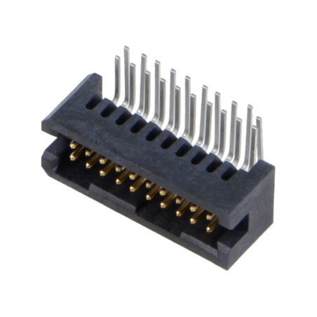 Conector: şiruri pini; tată; PIN: 20; 1,27mm; aurit; THT; şir pini