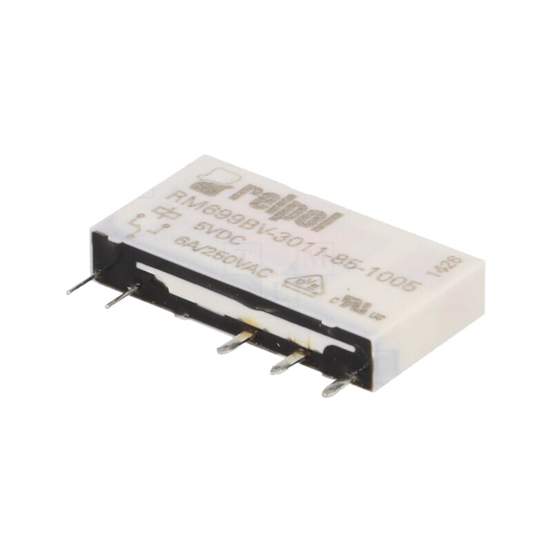 Releu: electromagnetic; SPDT; Ubobină: 5VDC; 6A; 6A/250VAC; RM699B