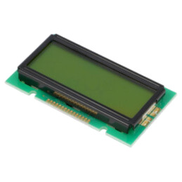 Afişaj: LCD; alfanumerice; STN Positive; 12x2; galben-verde; LED