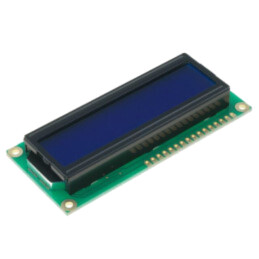 Afişaj: LCD; alfanumerice; STN Negative; 16x2; albastru; LED
