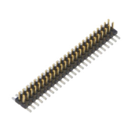 Conector: şiruri pini; tată; PIN: 50; 1,27mm; aurit; SMT; soclu