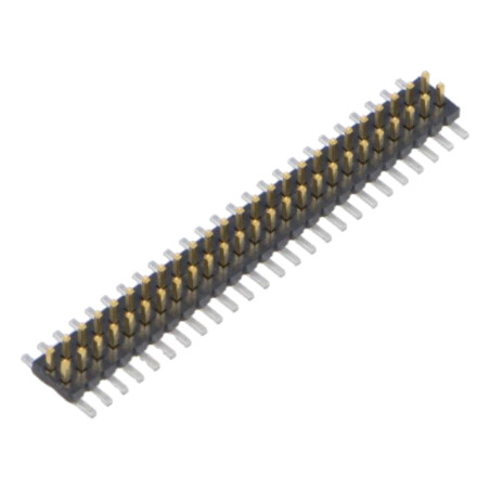 Conector: şiruri pini; tată; PIN: 50; 1,27mm; aurit; SMT; soclu