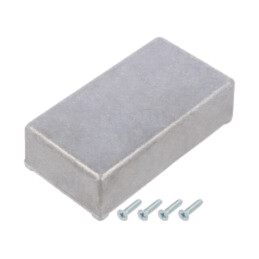 Carcasă: ecranare; X: 60mm; Y: 111mm; Z: 30mm; aluminiu; naturală