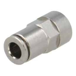 Racord push-in; simplu; -0,95÷20bar; alamă nichelată; 0÷150°C