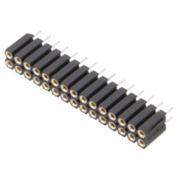 Conector: şiruri pini; soclu; mamă; PIN: 30; drept; 2,54mm; THT; 2x15