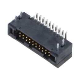 Conector: PCB-PCB; tată; PIN: 20; 1,27mm; TFM; aurit; SMT; soclu; 3,7A
