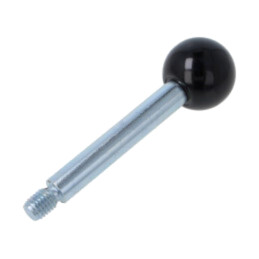Manetă; Filet ext: M10; Mat.ştift: oţel zincat; 100mm