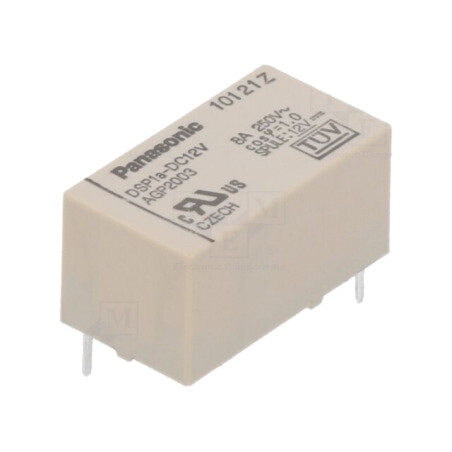 Releu: electromagnetic; SPST-NO; Ubobină: 12VDC; Icontacte max: 8A
