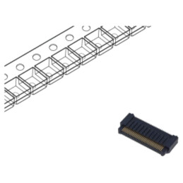 Conector: PCB-PCB; tată; PIN: 60; 0,8mm; ERM8; aurit; SMT; soclu; 1,4A
