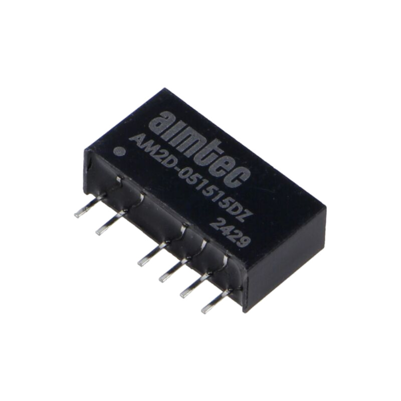 Convertor: DC/DC; 2W; Uintr: 4,5÷5,5VDC; Uieş: 15VDC; Uieş2: 15VDC