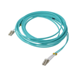 Patch cord cu fibră; OM4; LC/UPC,din ambele părţi; 5m; LSZH